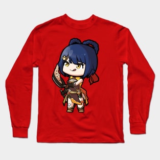 Chibi Xiangling - Genshin Impact Long Sleeve T-Shirt